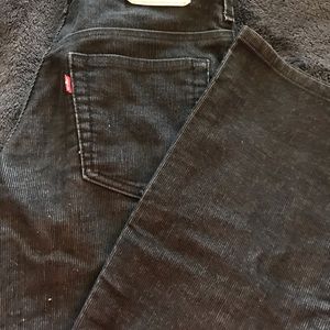 Levi black Corduroy pants